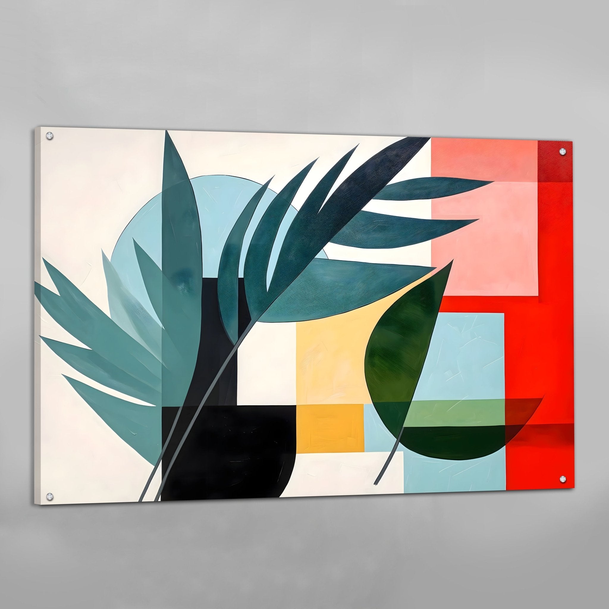 Minimal Retro Modern Wall Art - Luxury Art Canvas