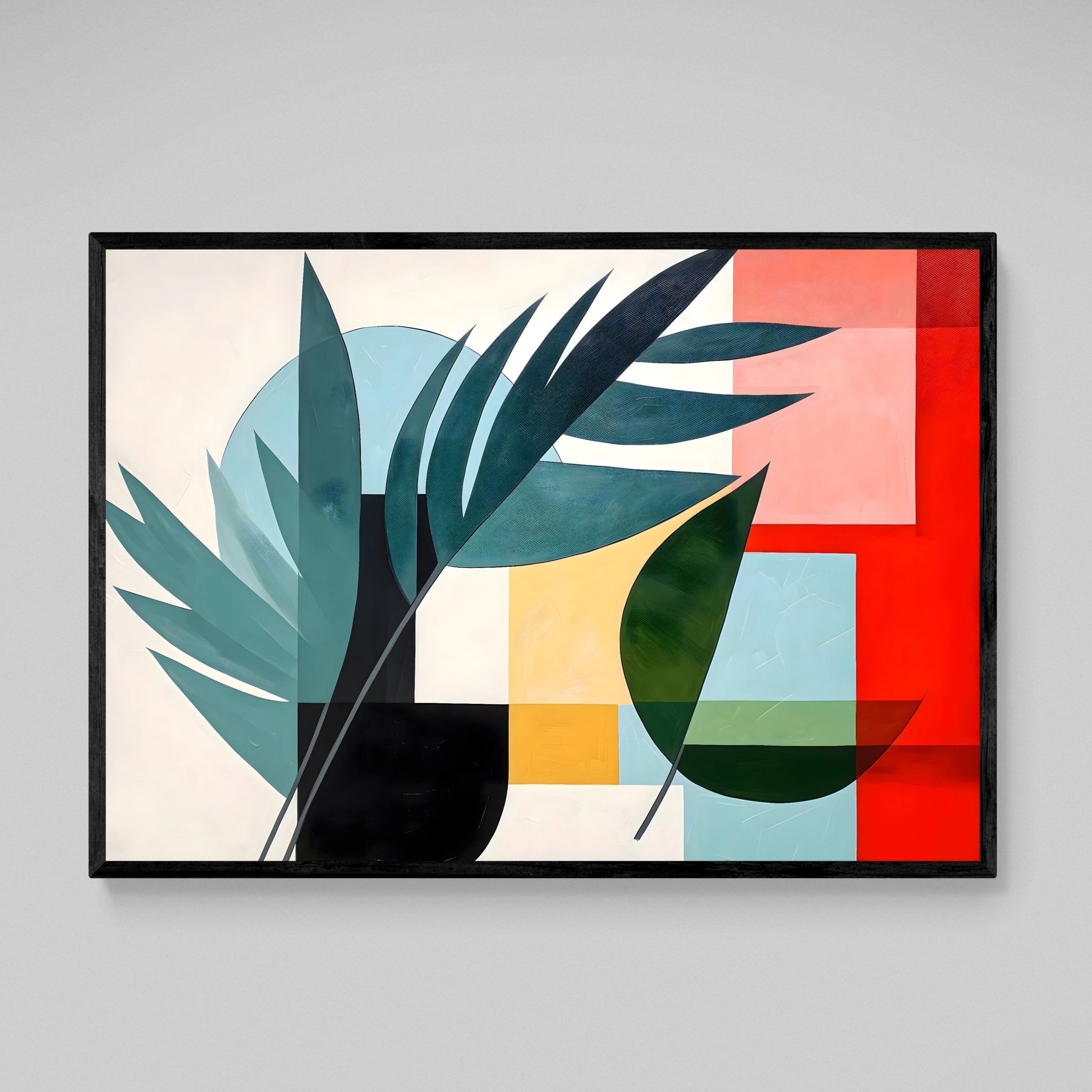 Minimal Retro Modern Wall Art - Luxury Art Canvas