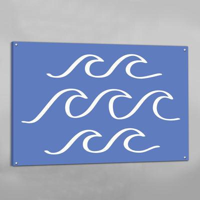 Minimalist Waves Wall Art - Luxury Art Canvas