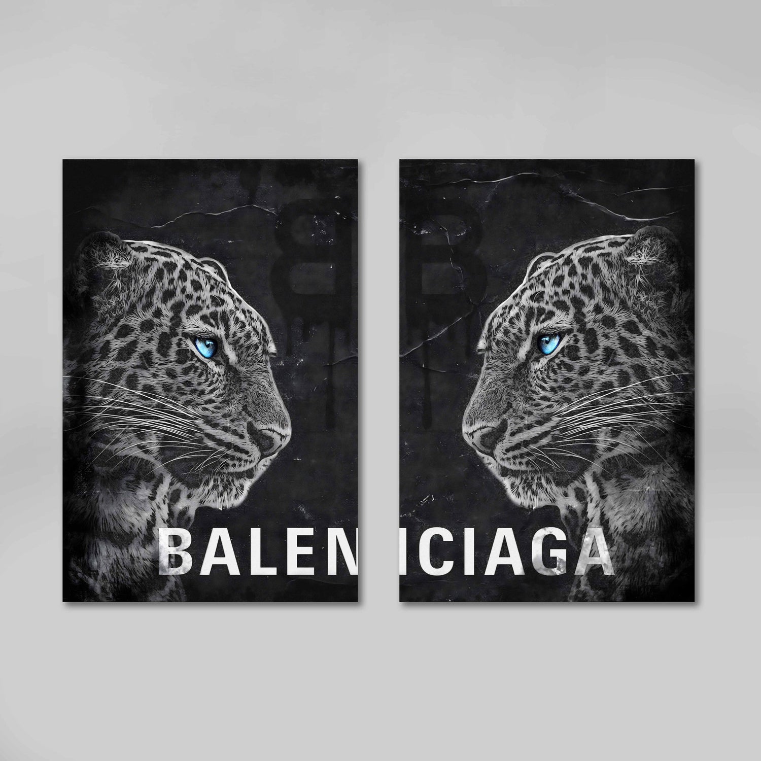 Modern Balenciaga Wall Art - Luxury Art Canvas