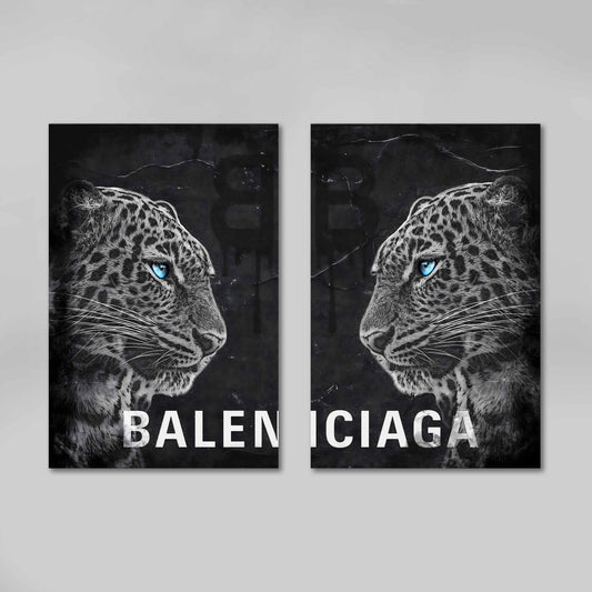 Modern Balenciaga Wall Art - Luxury Art Canvas