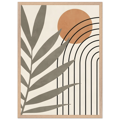Modern Boho Lines Minimalist Wall Art - Luxury Art Canvas