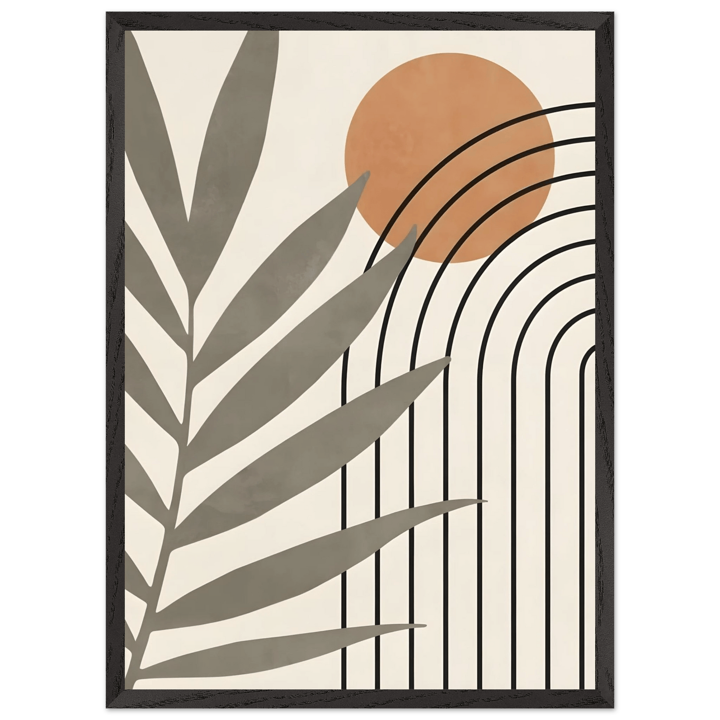 Modern Boho Lines Minimalist Wall Art - Luxury Art Canvas