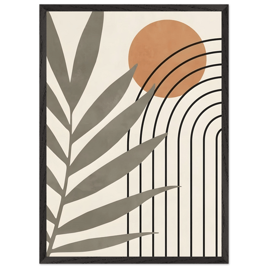 Modern Boho Lines Minimalist Wall Art - Luxury Art Canvas