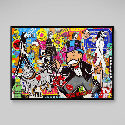 Modern Comics Graffiti Wall Art - Luxury Art Canvas