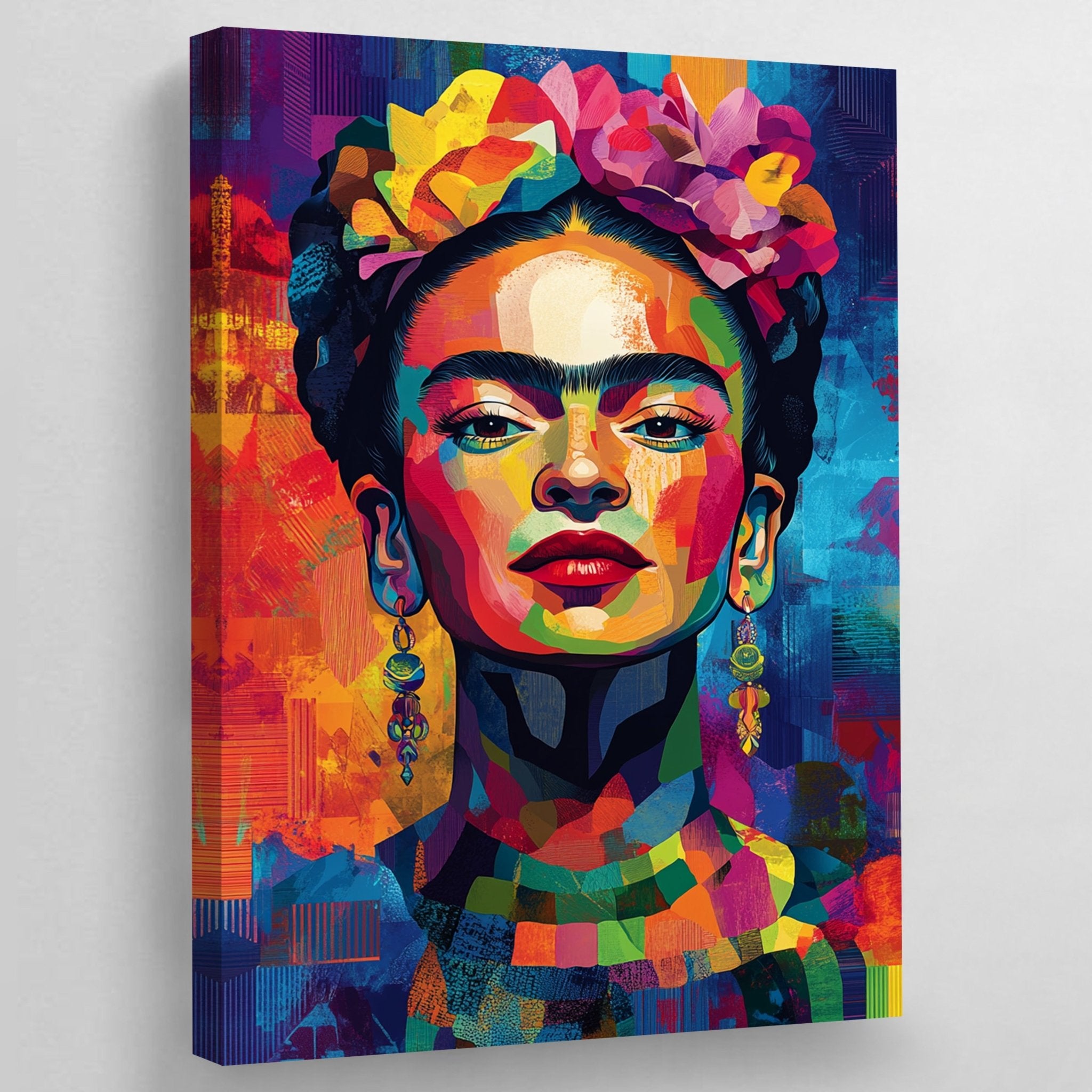 Modern Frida Kahlo Wall Art - Luxury Art Canvas