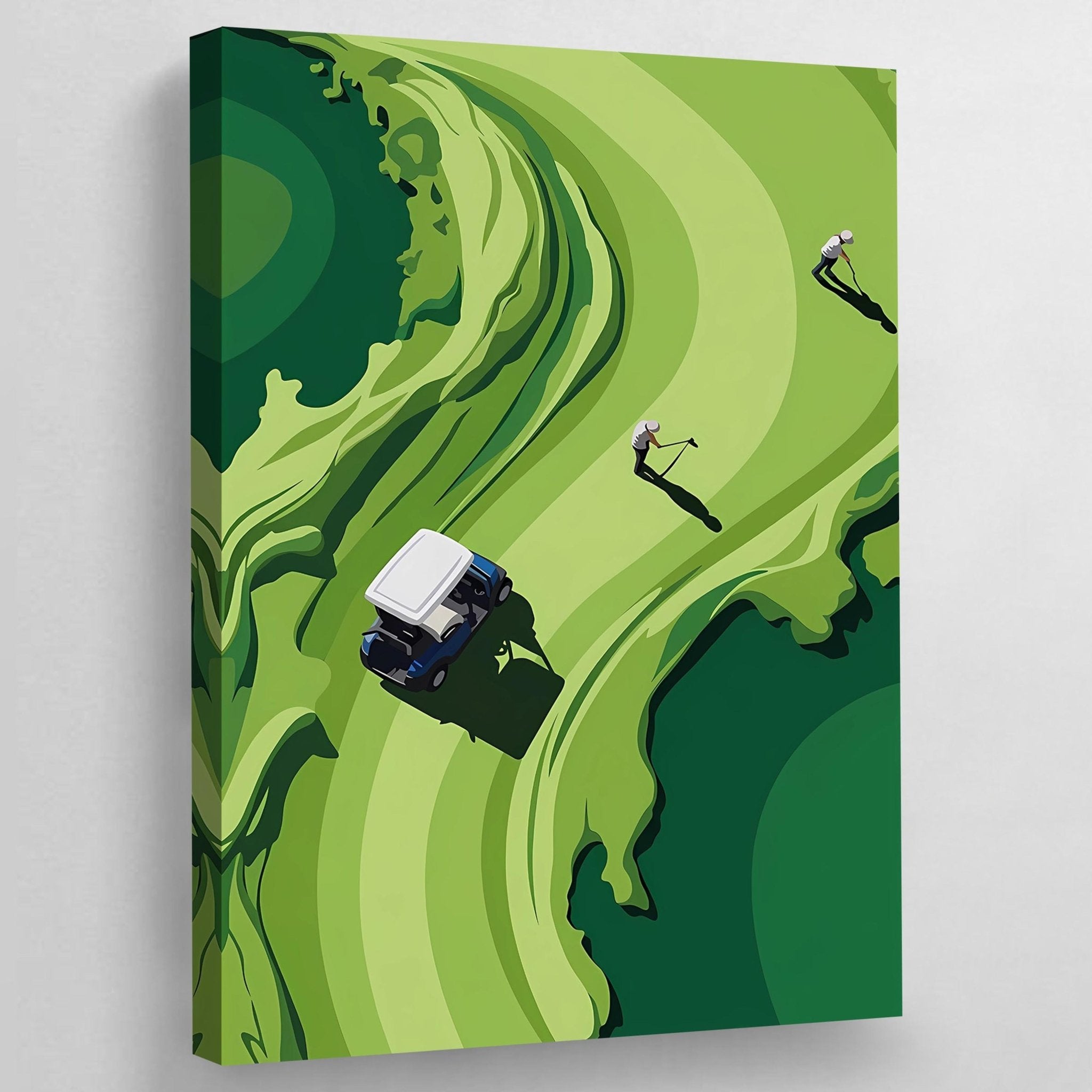 Modern Golf Canvas Wall Art - Luxury Art Canvas