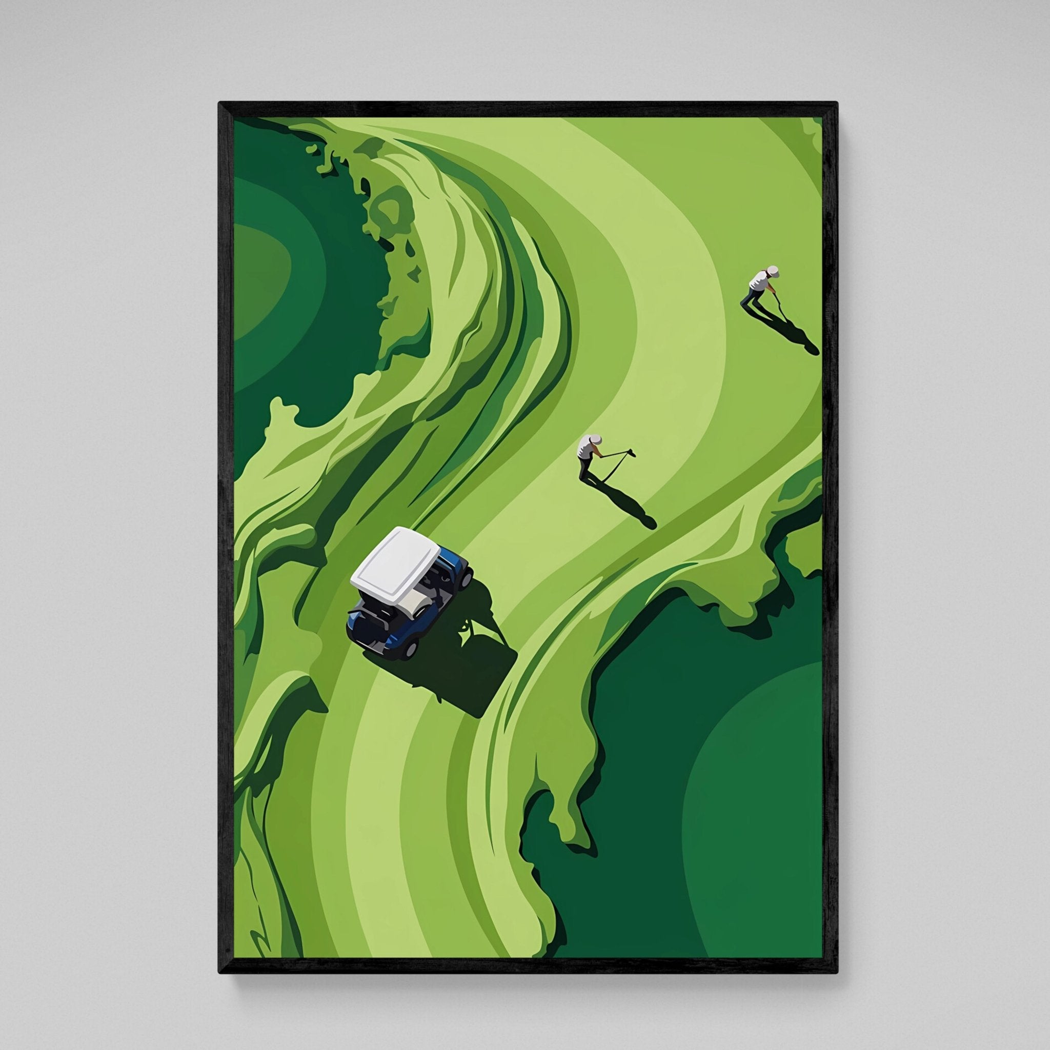 Modern Golf Canvas Wall Art - Luxury Art Canvas