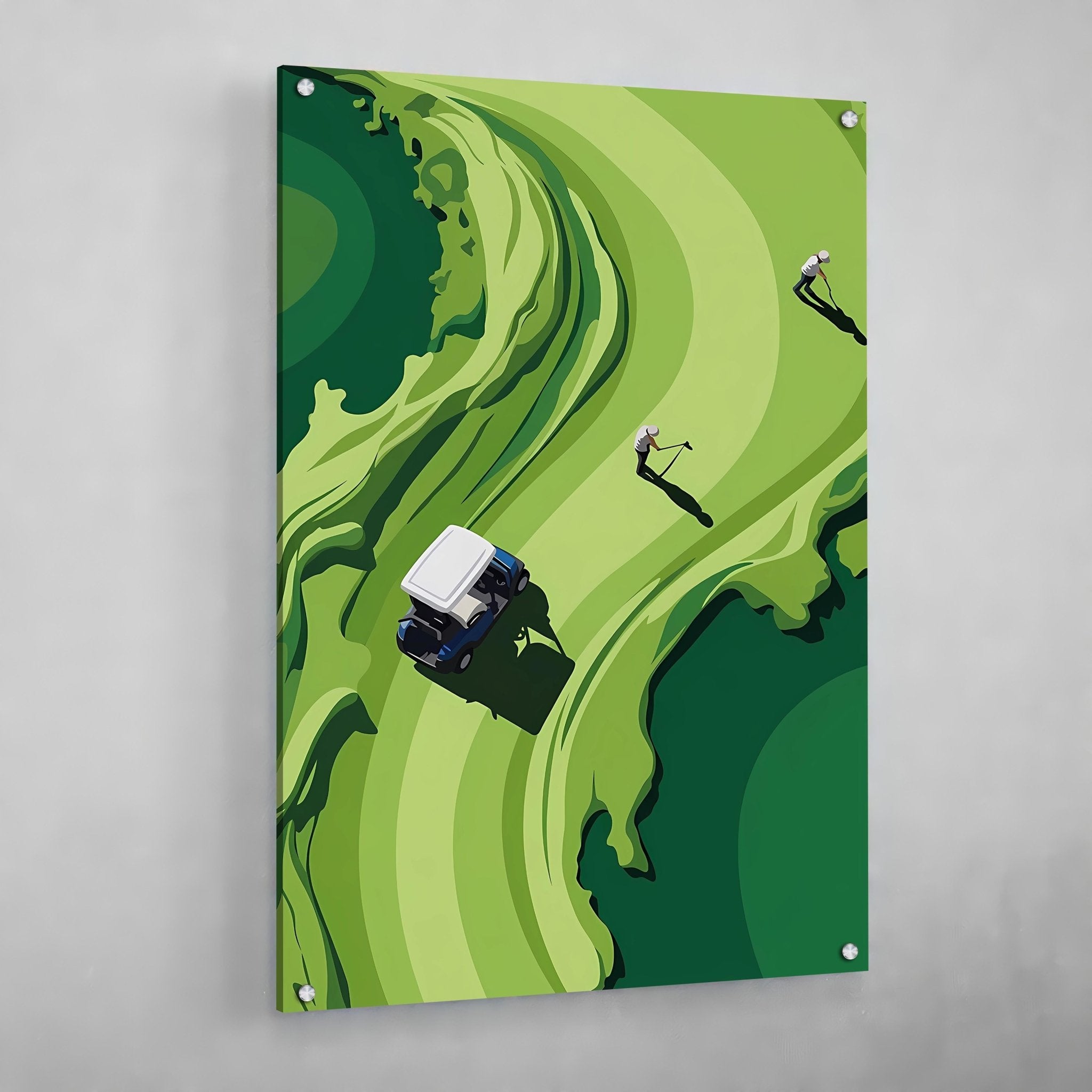 Modern Golf Canvas Wall Art - Luxury Art Canvas