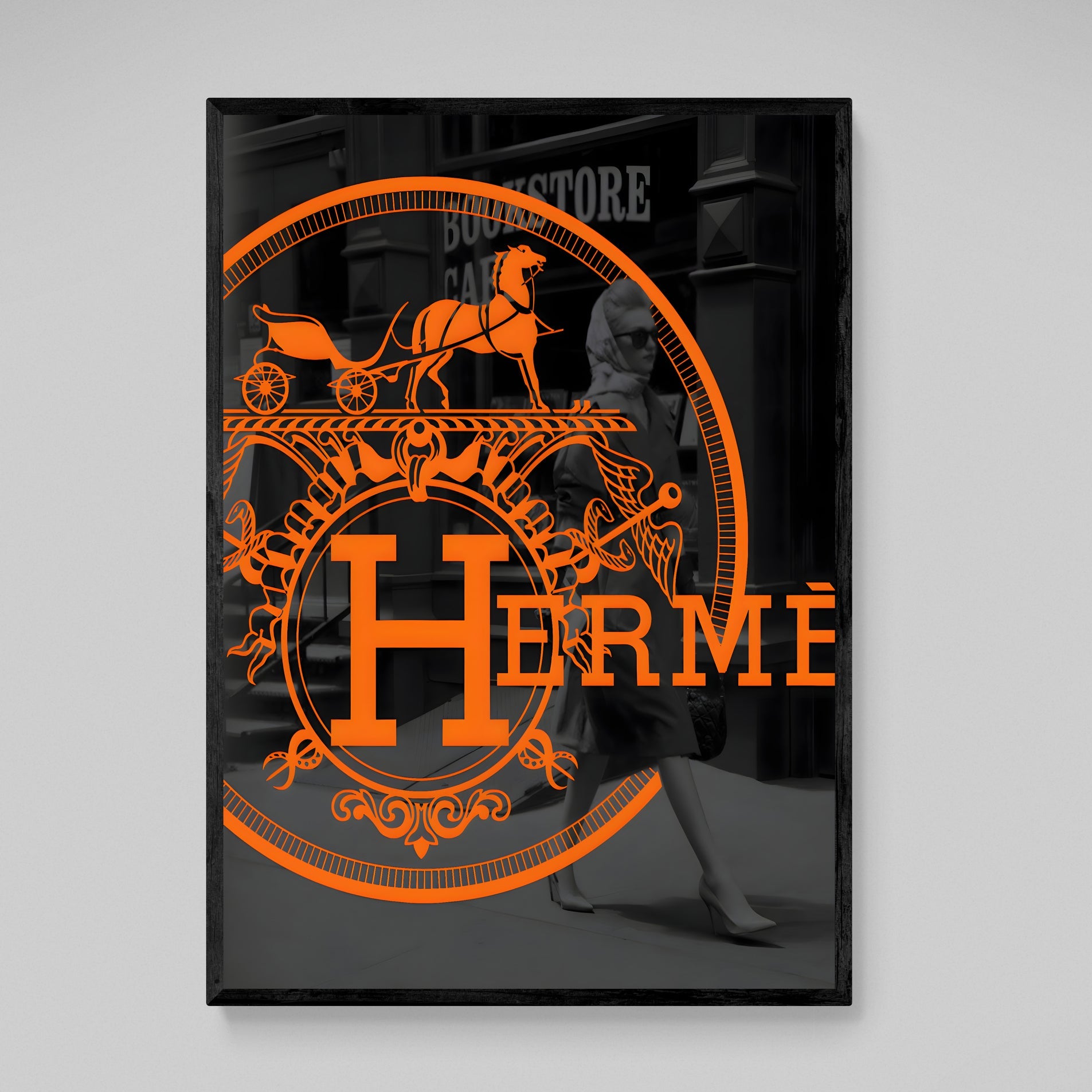 Modern Hermes Wall Art - Luxury Art Canvas