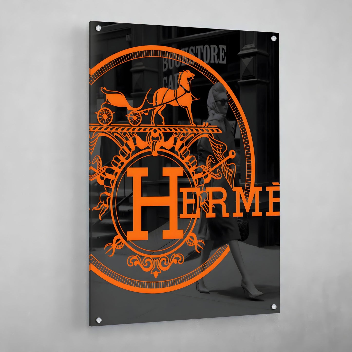 Modern Hermes Wall Art - Luxury Art Canvas