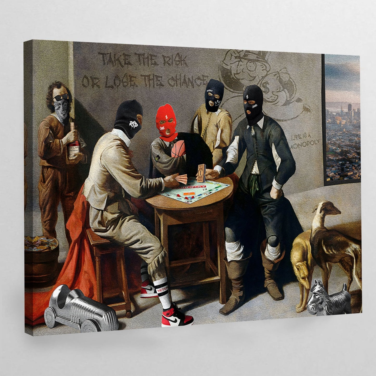 Modern Hustlers Wall Art - Luxury Art Canvas