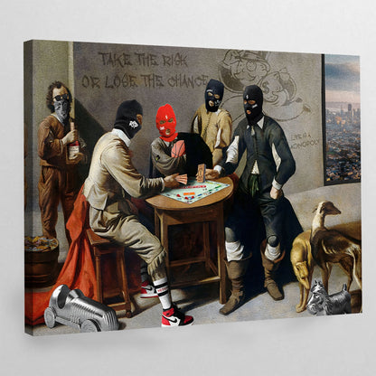 Modern Hustlers Wall Art - Luxury Art Canvas