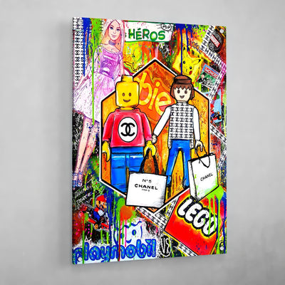 Modern Hypebeast Canvas Wall Art - Luxury Art Canvas