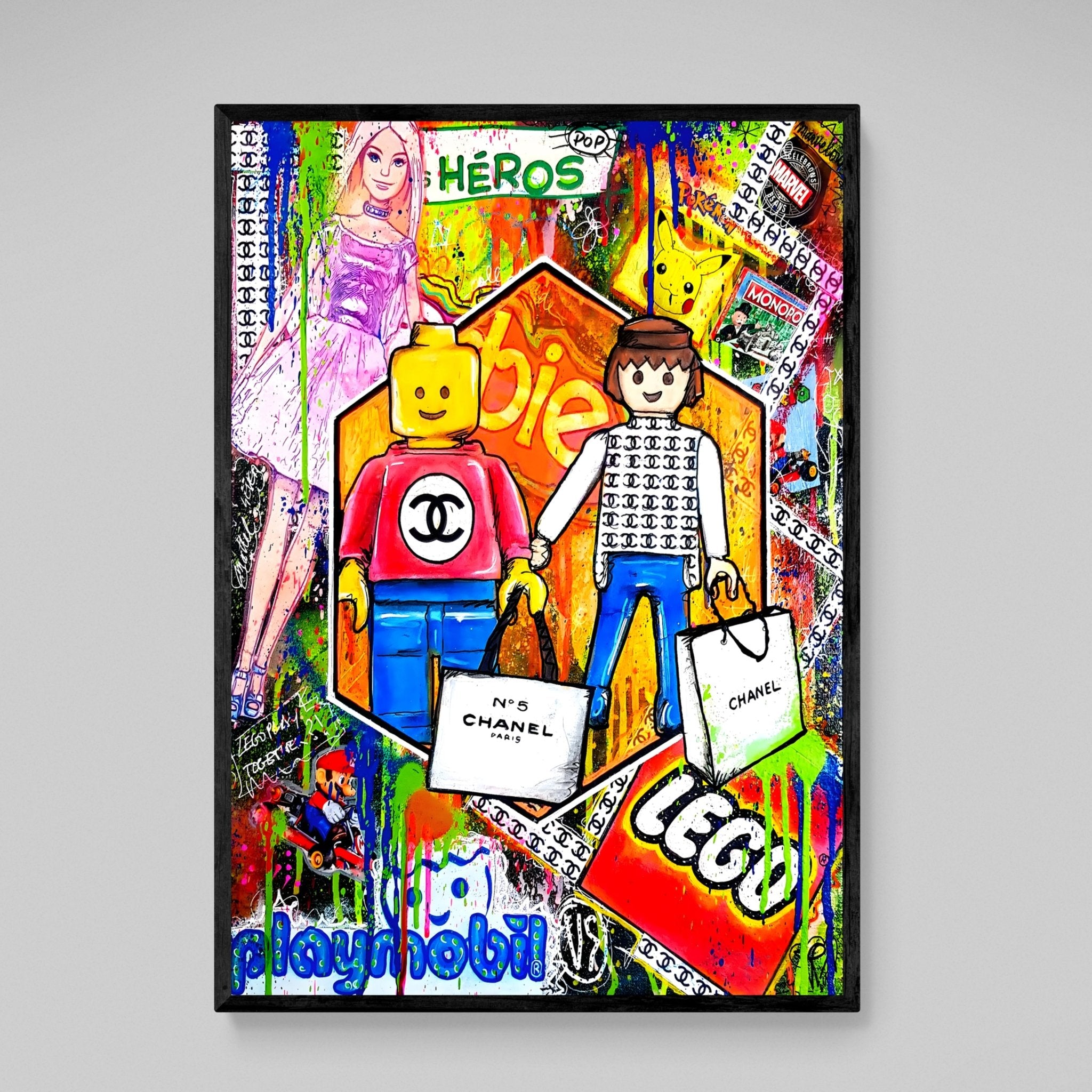 Modern Hypebeast Canvas Wall Art - Luxury Art Canvas