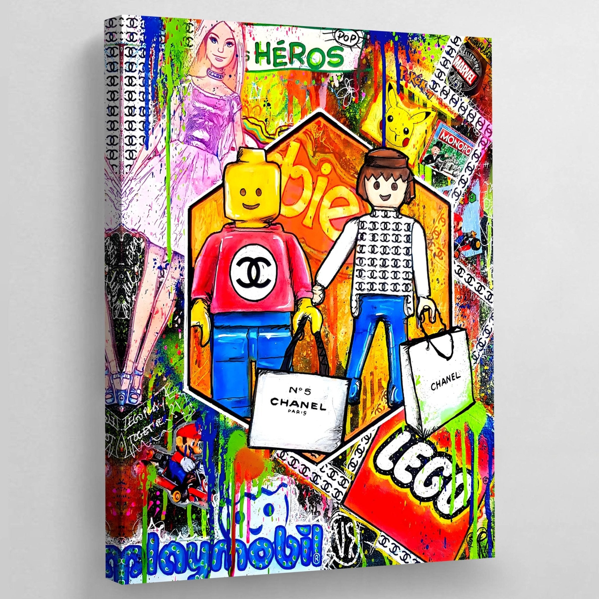 Modern Hypebeast Canvas Wall Art - Luxury Art Canvas