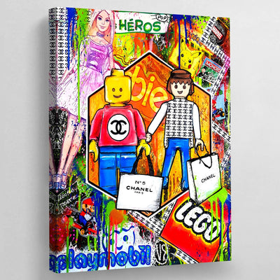 Modern Hypebeast Canvas Wall Art - Luxury Art Canvas