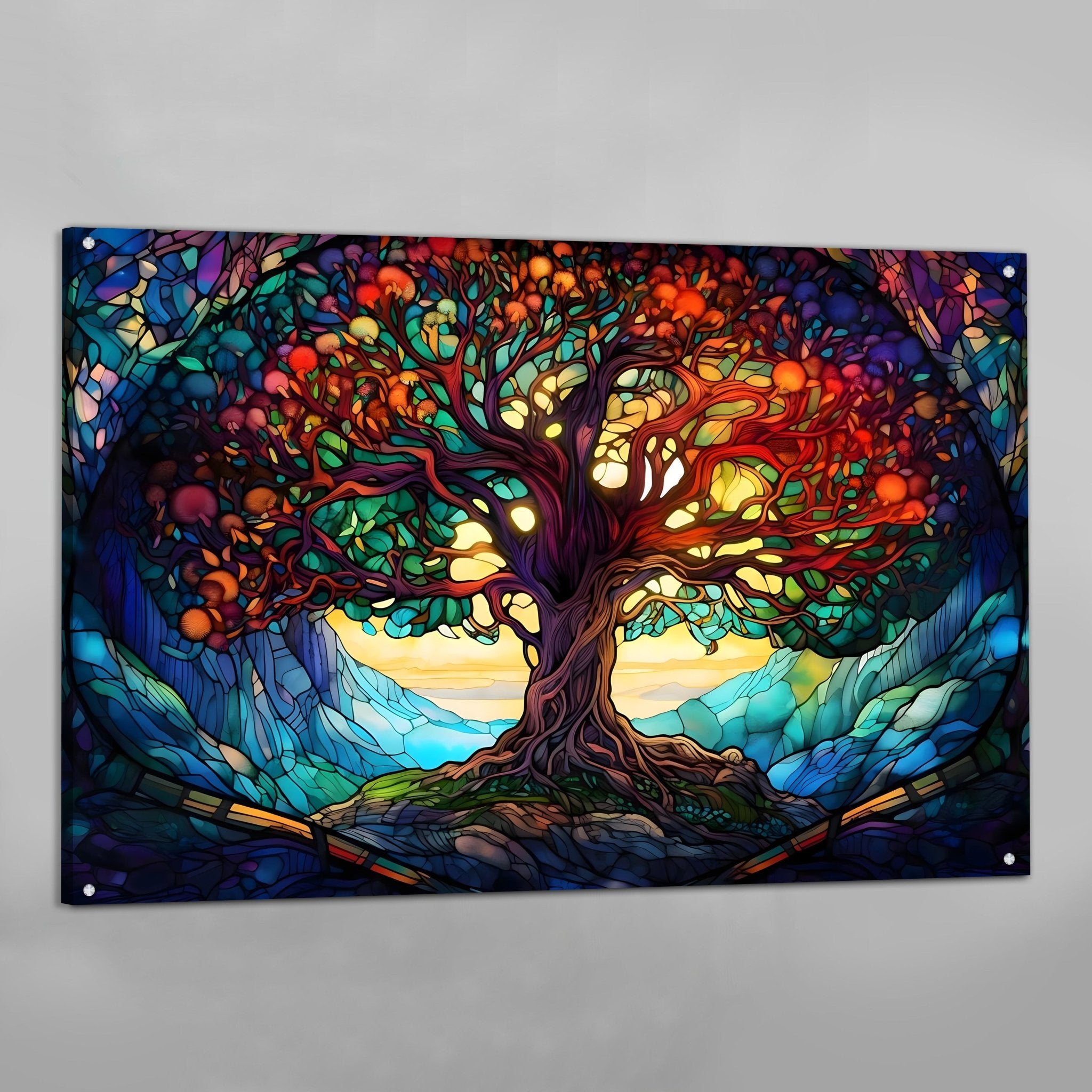 Modern Tree Of Life Wall Art - Luxury Art Canvas