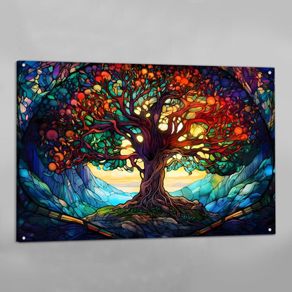 Modern Tree Of Life Wall Art - Luxury Art Canvas
