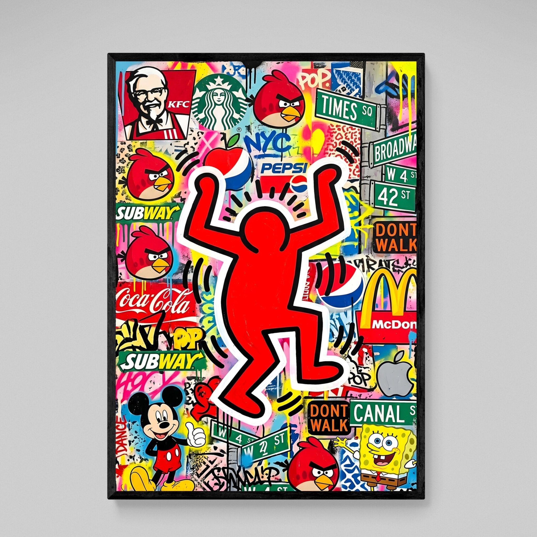 Modern Urban Pop Art Canvas - Luxury Art Canvas