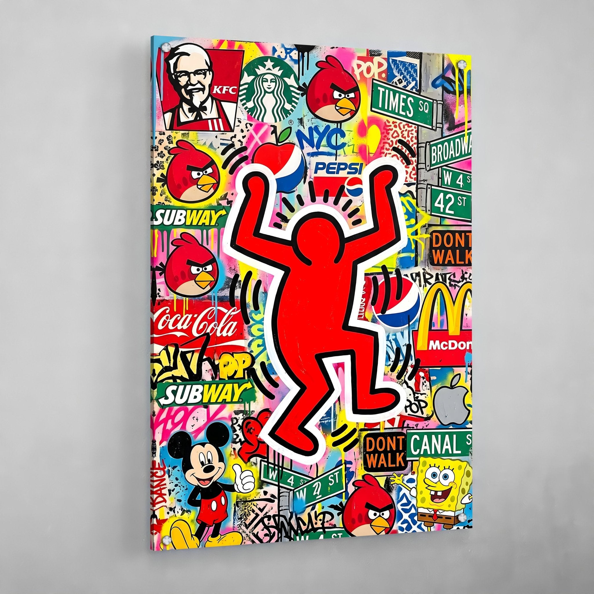 Modern Urban Pop Art Canvas - Luxury Art Canvas