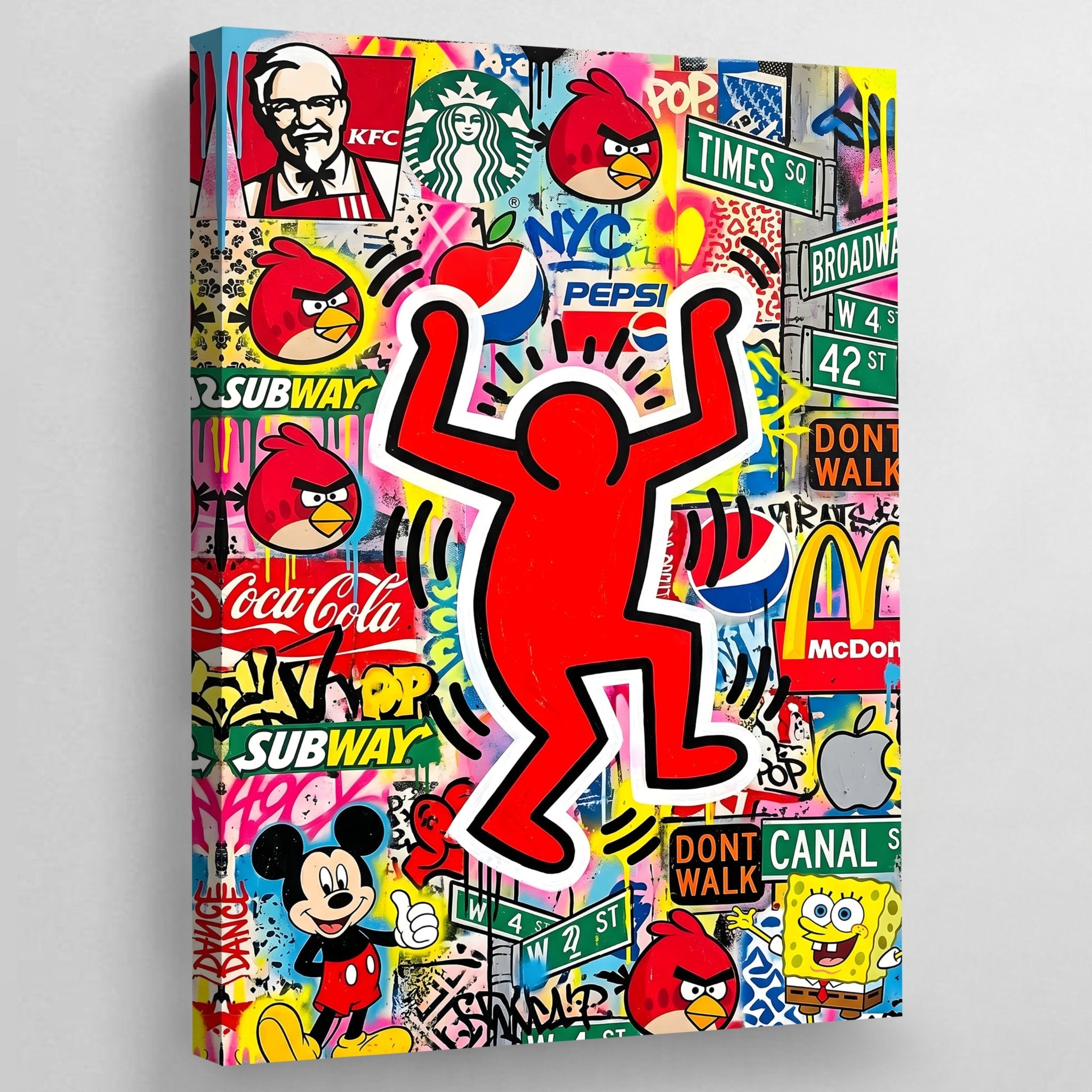 Modern Urban Pop Art Canvas - Luxury Art Canvas