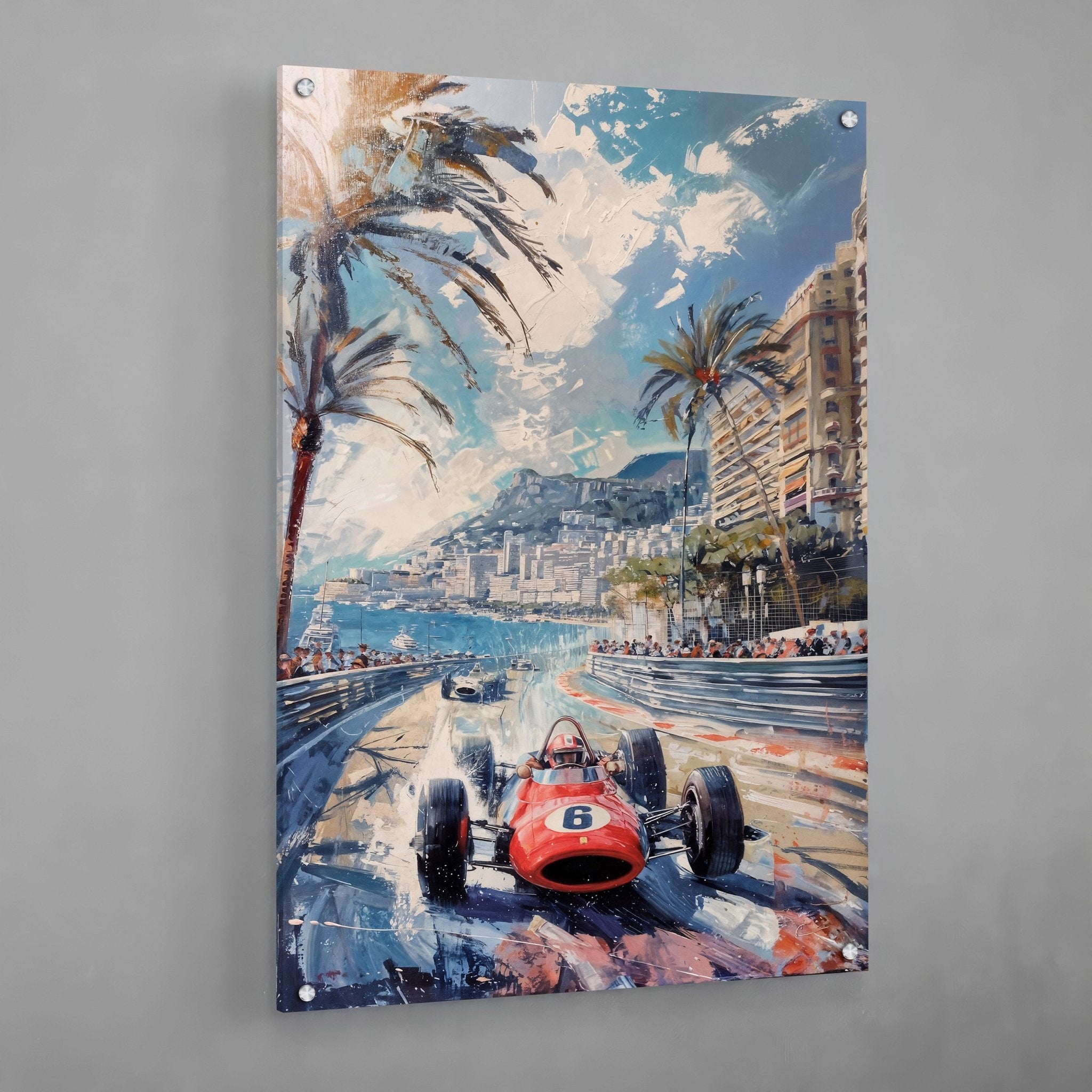 Monaco F1 Wall Art - Luxury Art Canvas