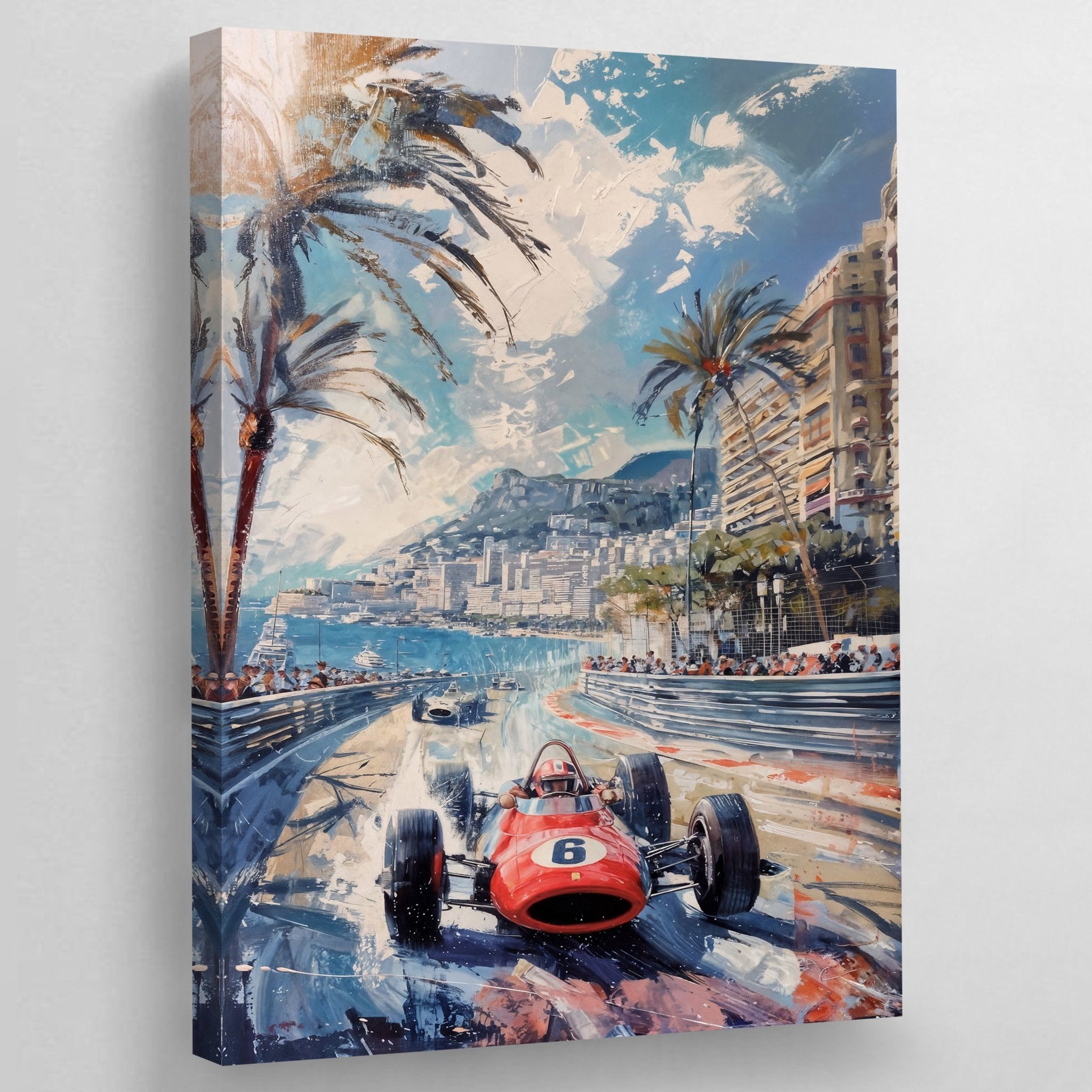 Monaco F1 Wall Art - Luxury Art Canvas