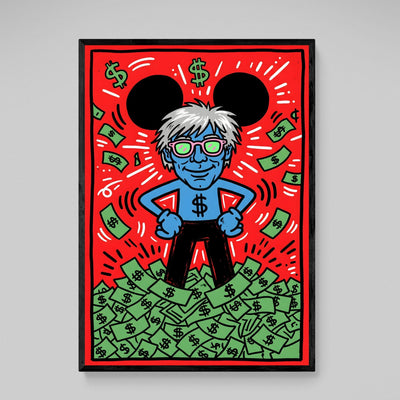Money Vibes Pop Art Canvas - Luxury Art Canvas