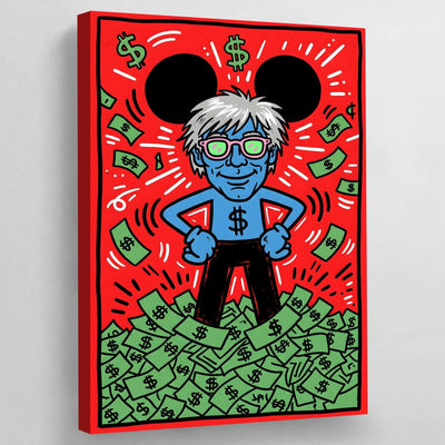 Money Vibes Pop Art Canvas - Luxury Art Canvas
