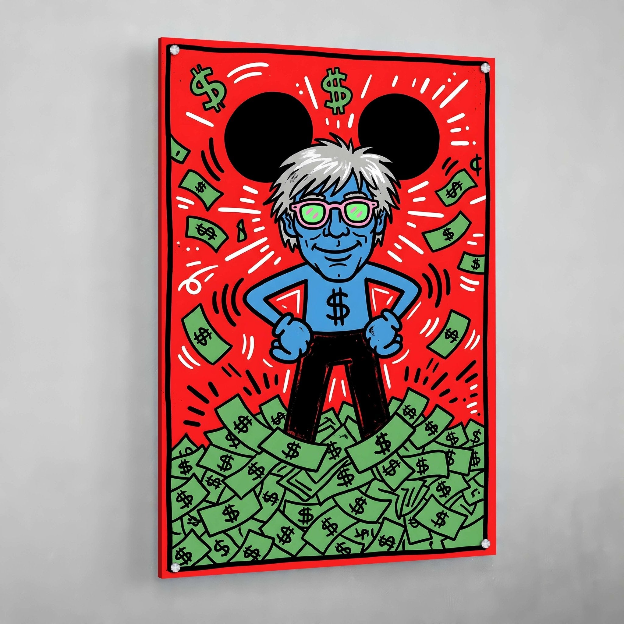 Money Vibes Pop Art Canvas - Luxury Art Canvas