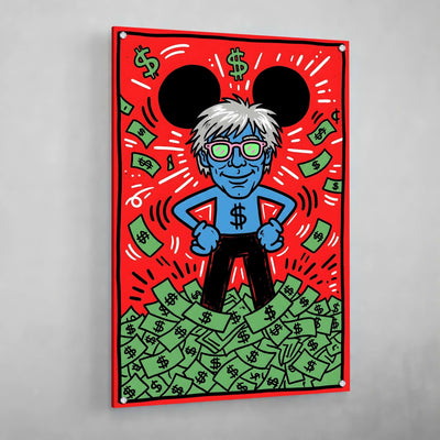 Money Vibes Pop Art Canvas - Luxury Art Canvas
