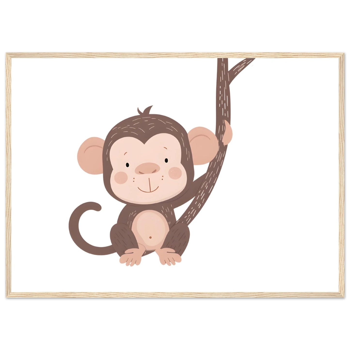 Monkey Kids Wall Art - Luxury Art Canvas