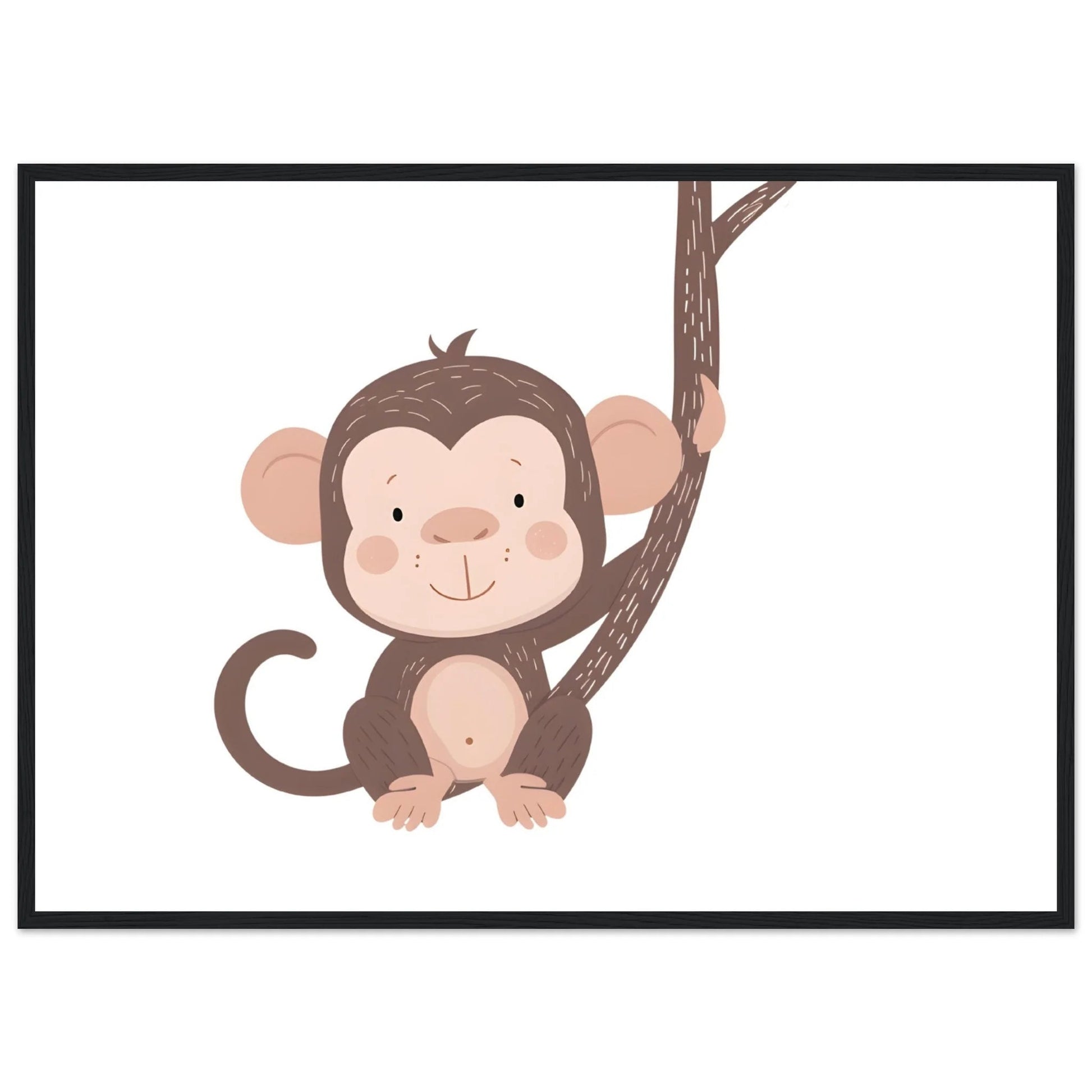 Monkey Kids Wall Art - Luxury Art Canvas