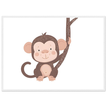 Monkey Kids Wall Art - Luxury Art Canvas