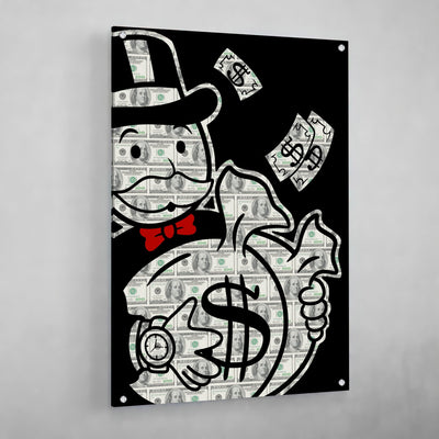 Monopoly Motivational Canvas - Luxury Art Canvas