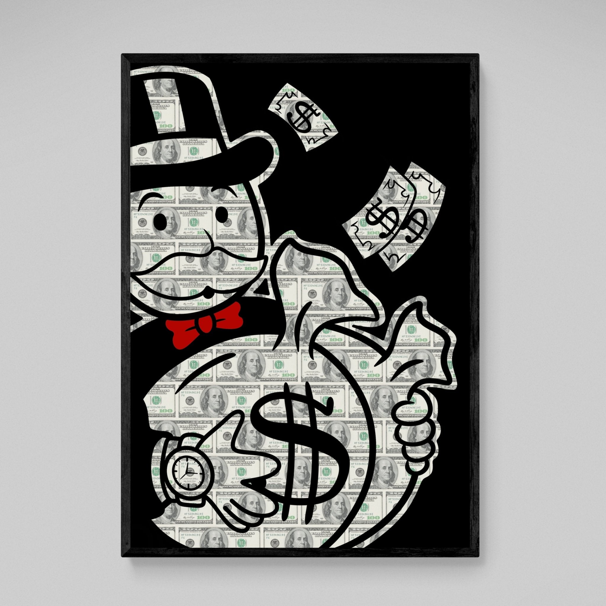 Monopoly Motivational Canvas - Luxury Art Canvas