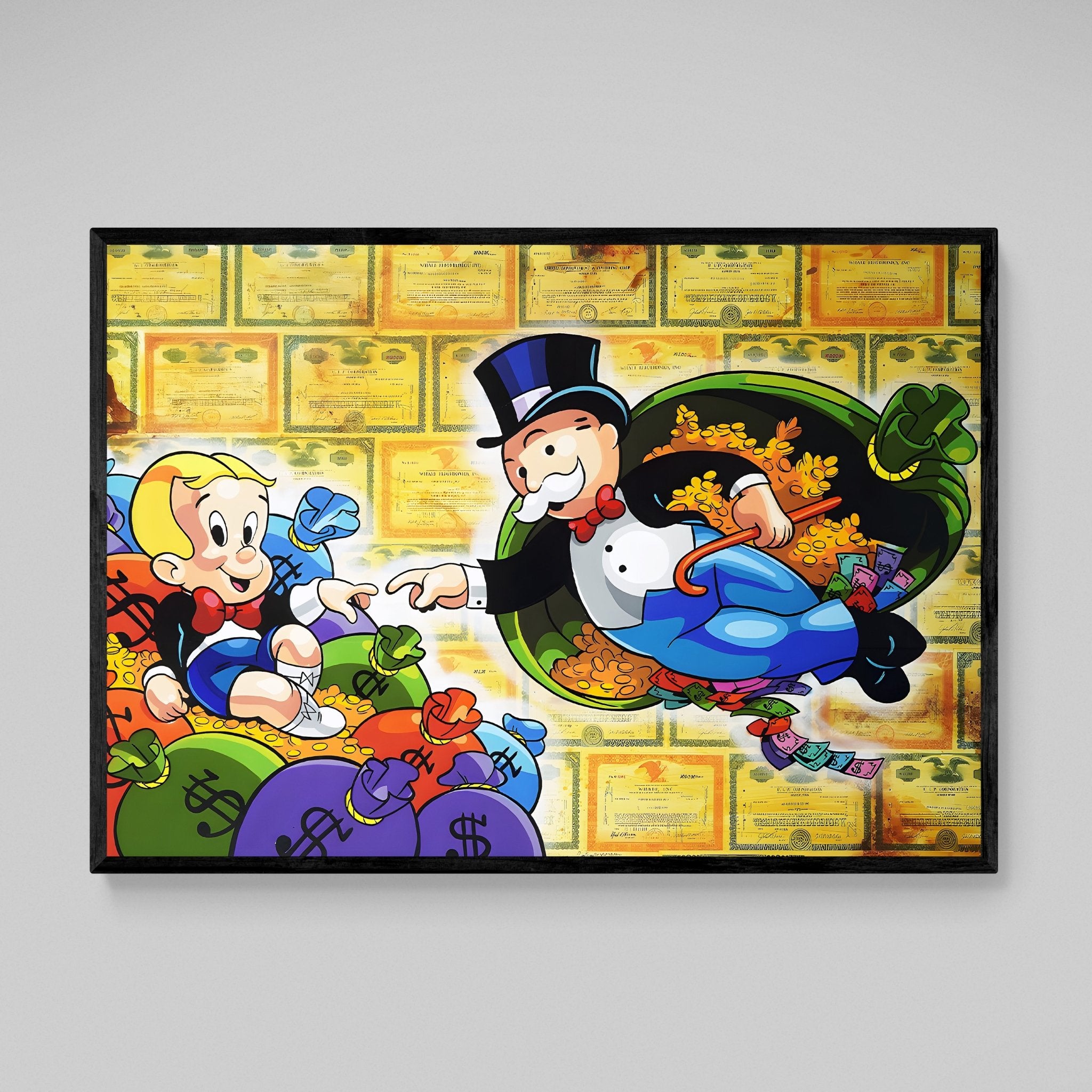 Monopoly Motivational Canvas Art - Luxury Art Canvas