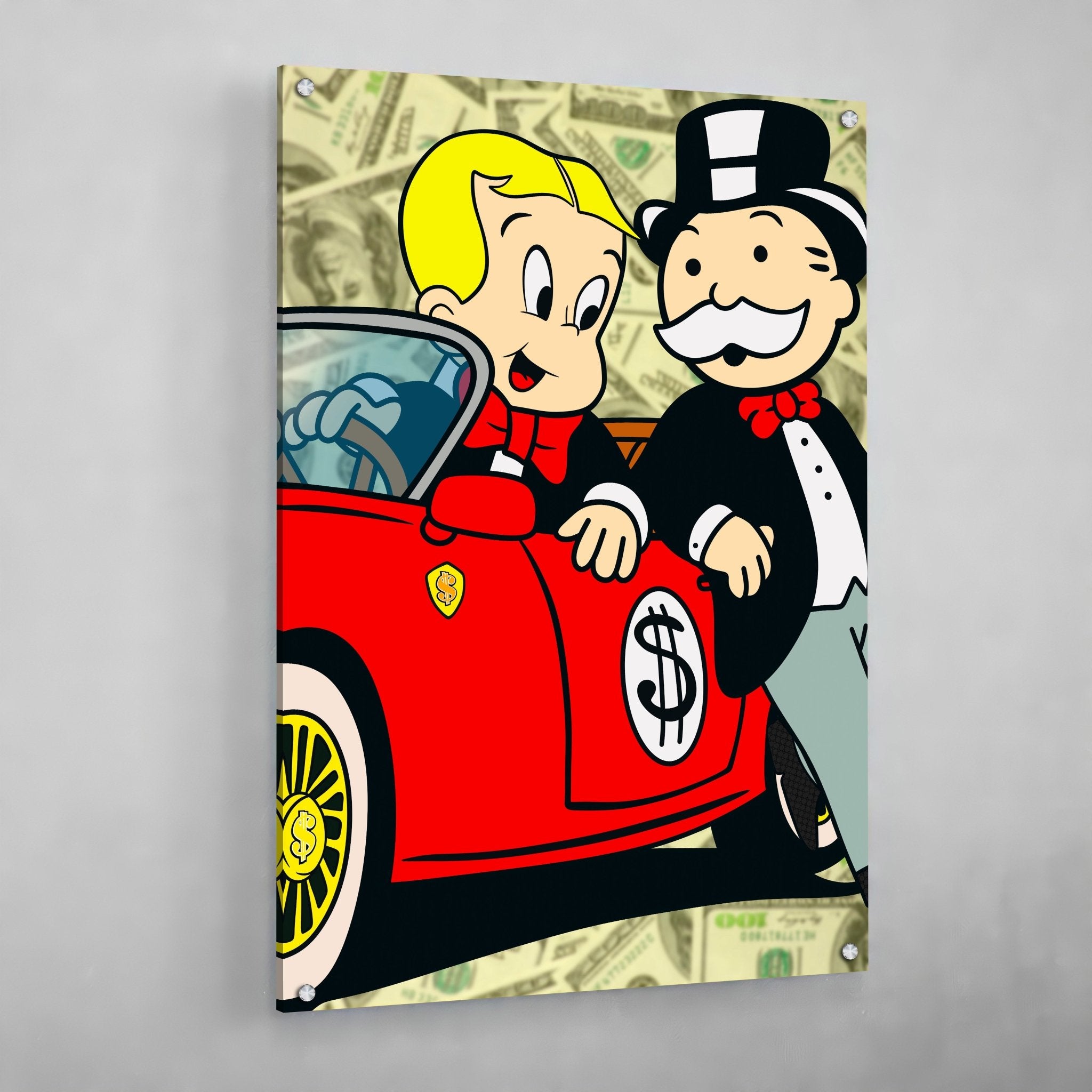 Monopoly Motivational Wall Art - Luxury Art Canvas
