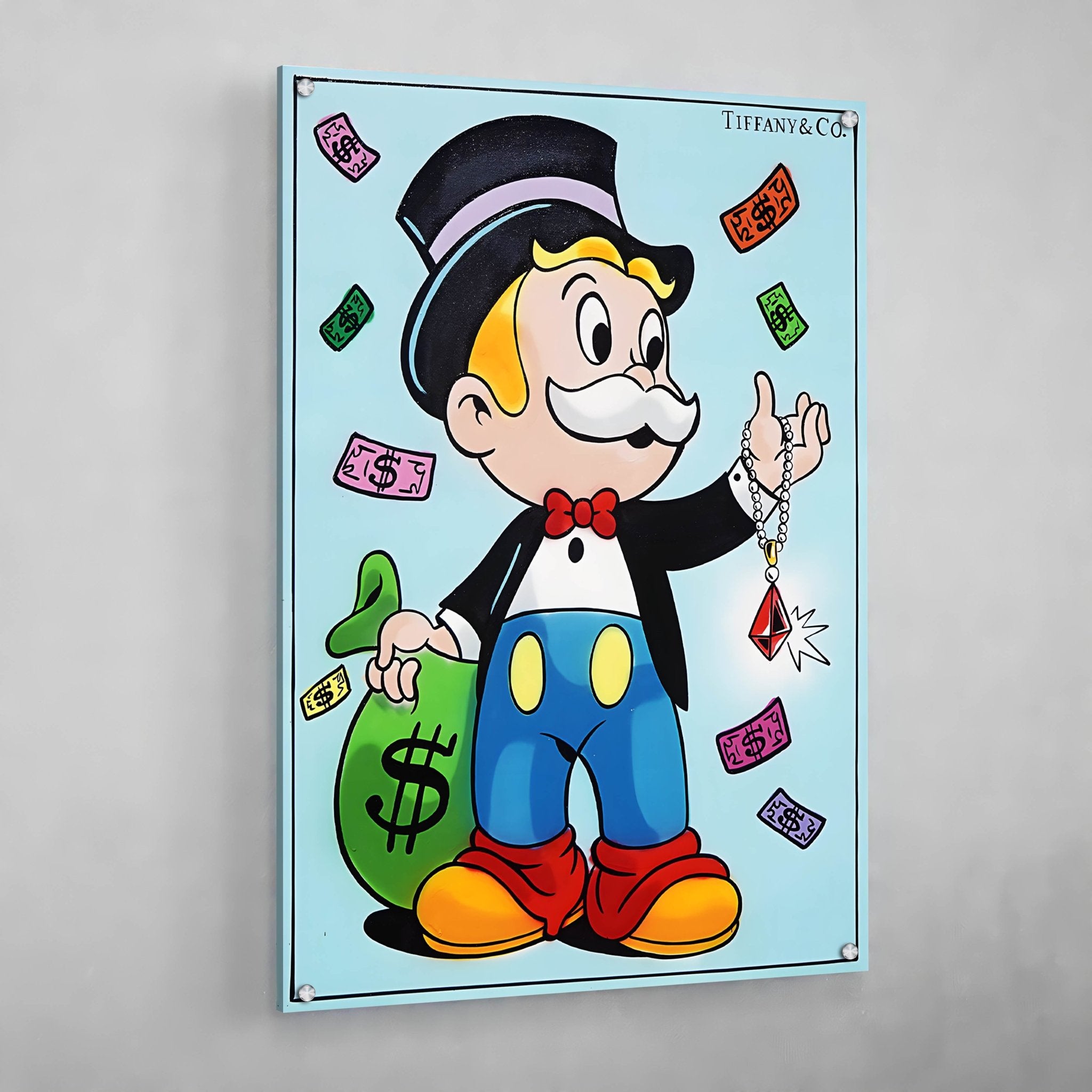 Monopoly Tiffany and Co Wall Art - Luxury Art Canvas