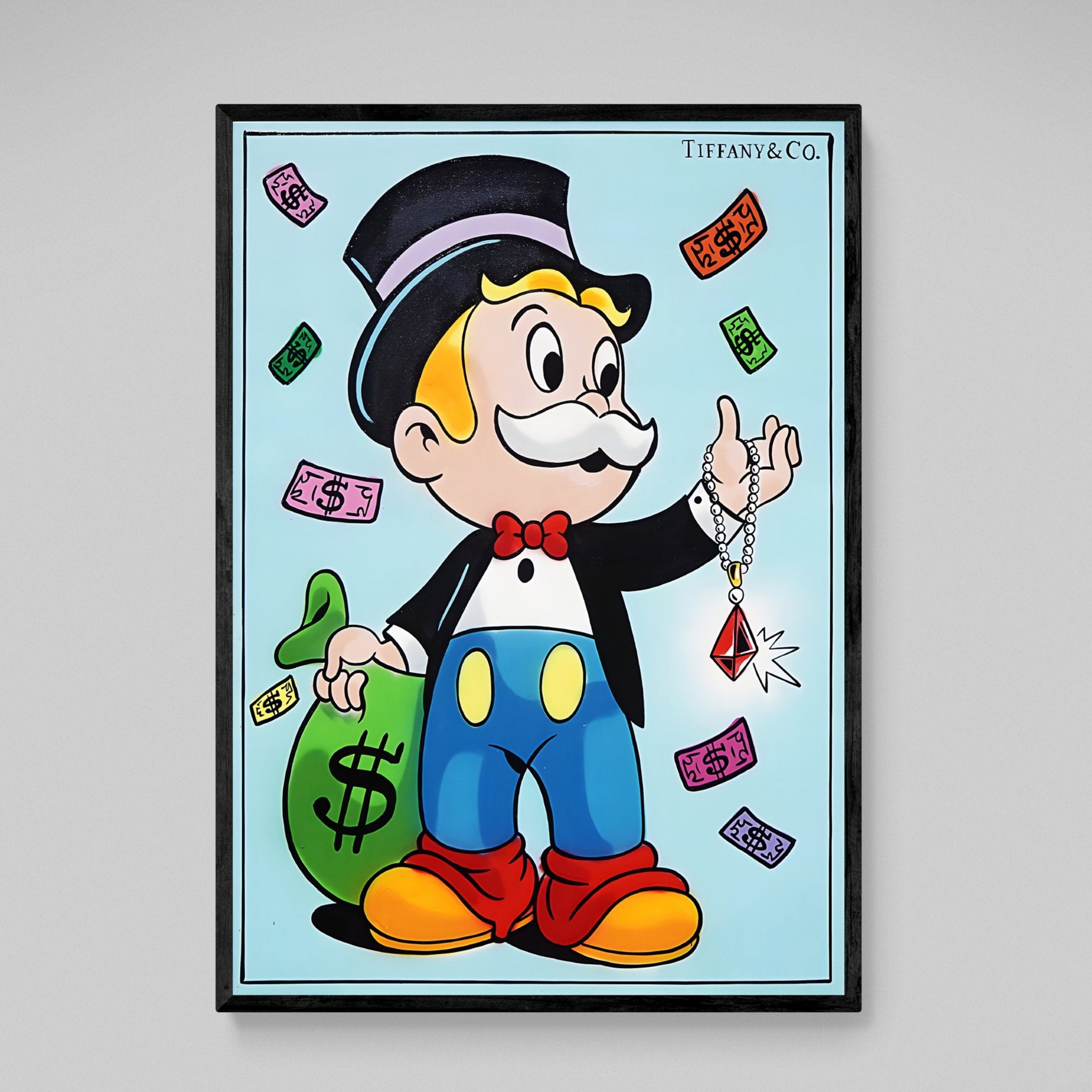 Monopoly Tiffany and Co Wall Art - Luxury Art Canvas