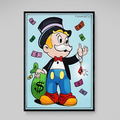 Monopoly Tiffany and Co Wall Art - Luxury Art Canvas