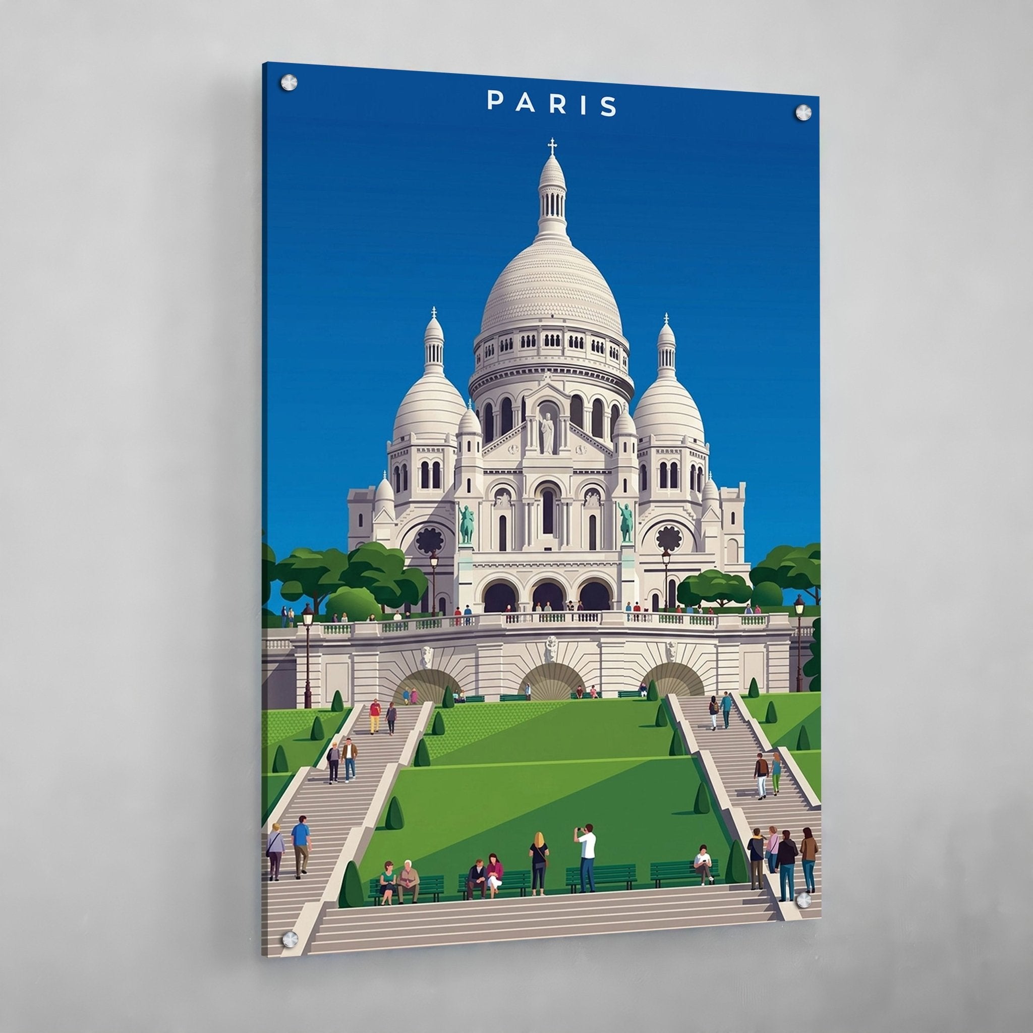 Montmartre Sacré - Cœur Paris Wall Art - Luxury Art Canvas