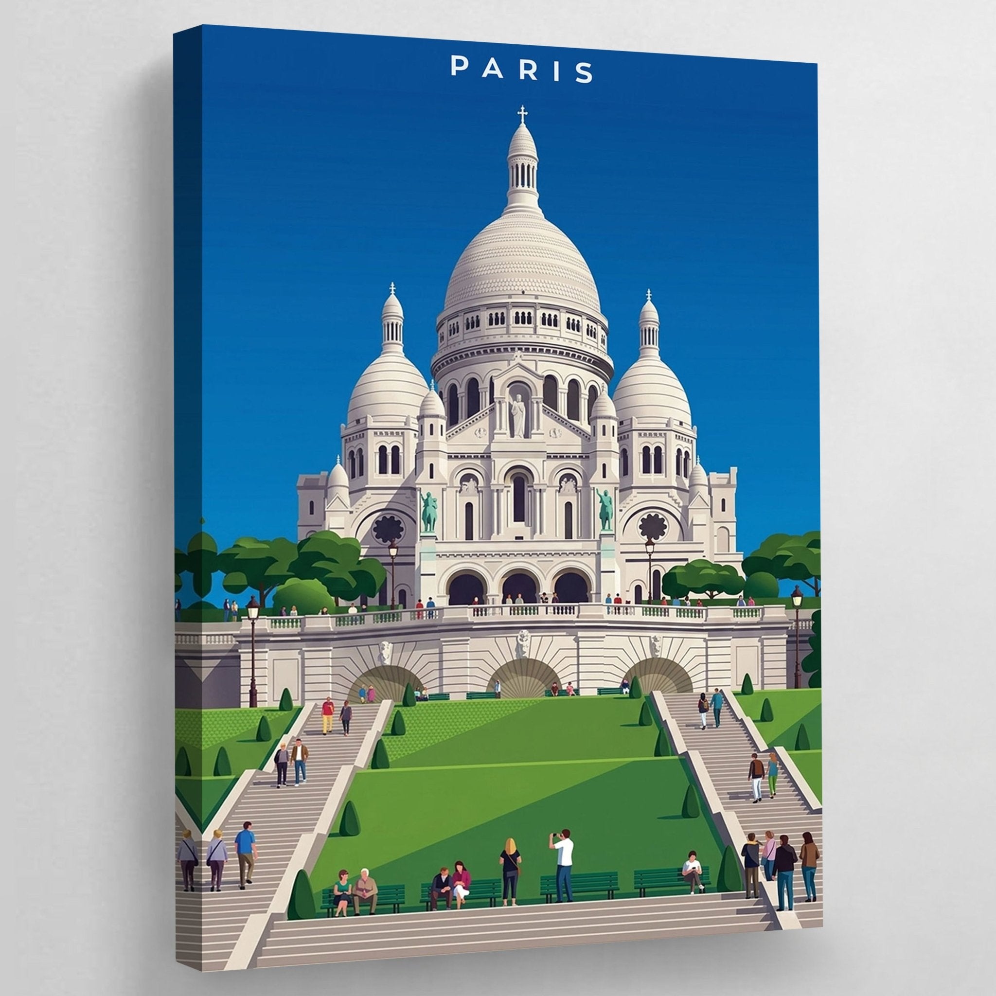 Montmartre Sacré - Cœur Paris Wall Art - Luxury Art Canvas