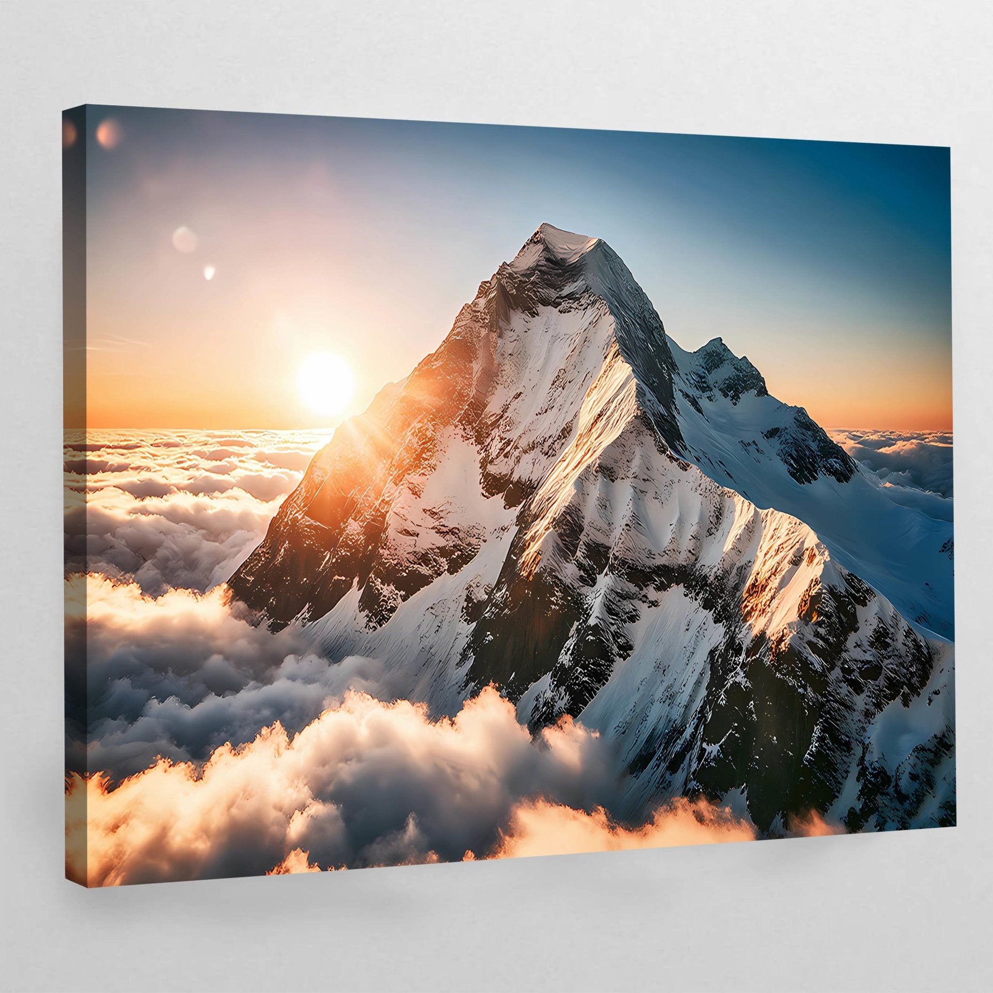 Mountain Landscape Wall Art - Luxury Art Canvas
