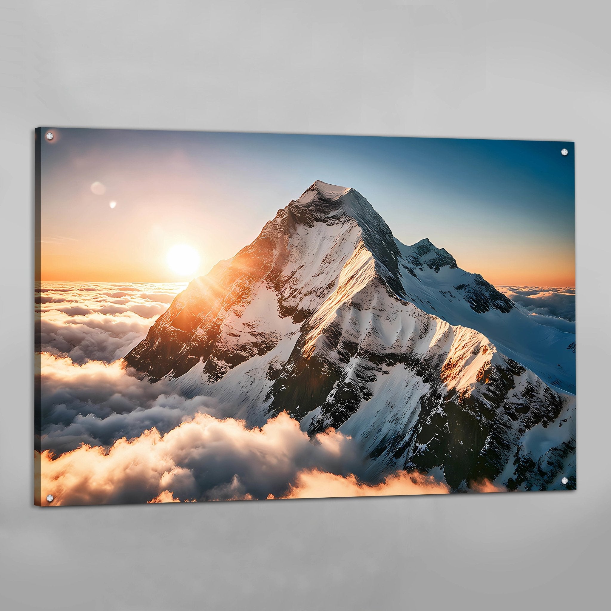 Mountain Landscape Wall Art - Luxury Art Canvas