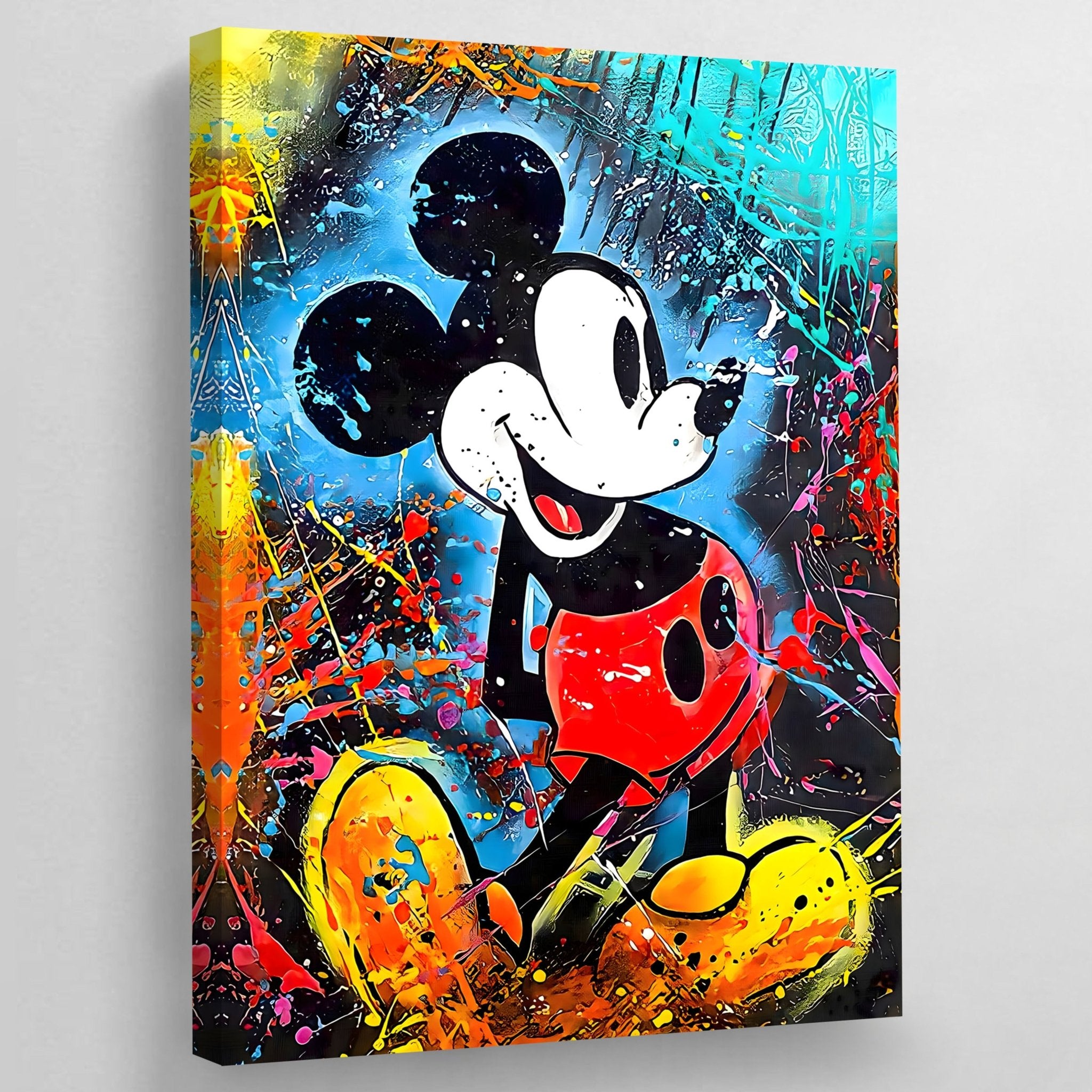 Mouse Street Art Canvas - Luxury Art Canvas