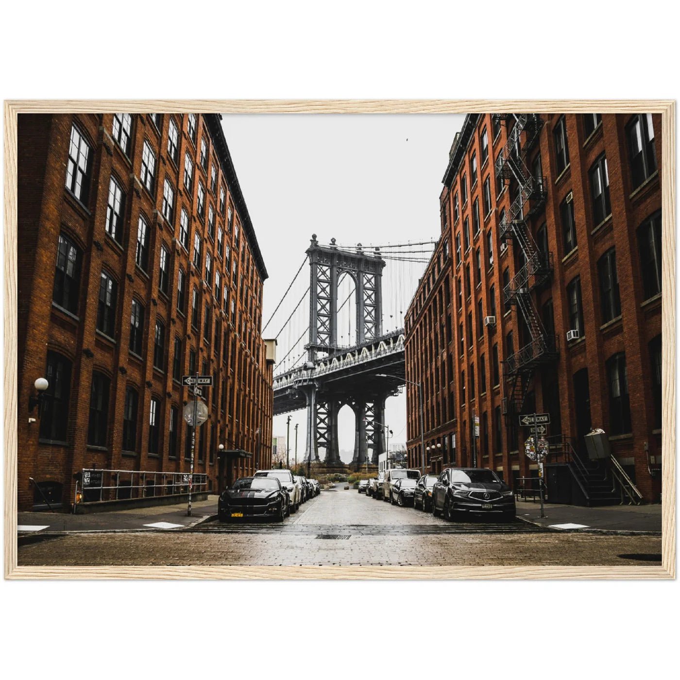 New York Brooklyn Bridge Wall Art - Luxury Art Canvas