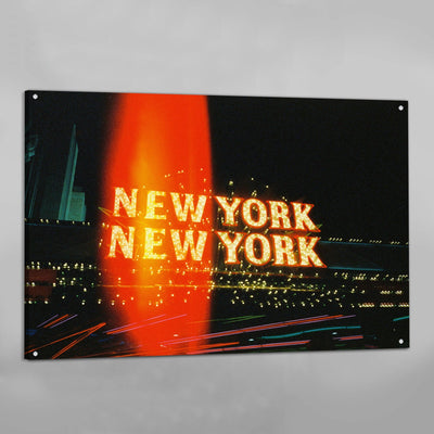 New York Neon Sign Retro Wall Art - Luxury Art Canvas
