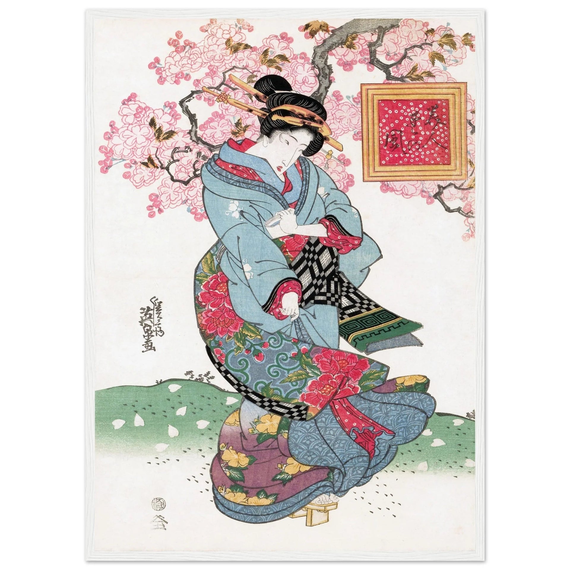 軒瓦 古瓦 モダン アンティーク ヴィンテージ レトロ wall art US Old Japanese Wall Art | Luxury Art Canvas
